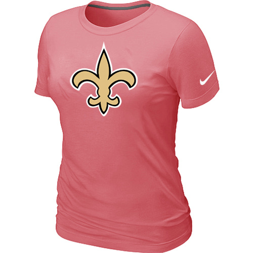 Nike New Orleans Saints Women's Legend Logo Dri-FIT NFL T-Shirt - Pink